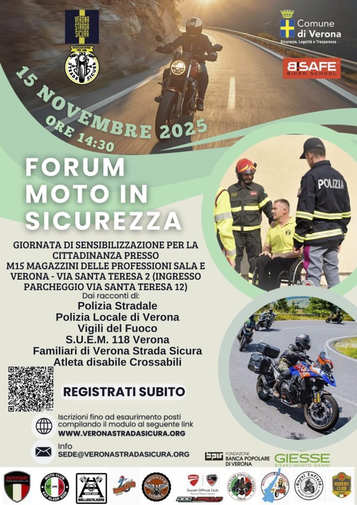 Locandina 2^ Forum Moto in sicur